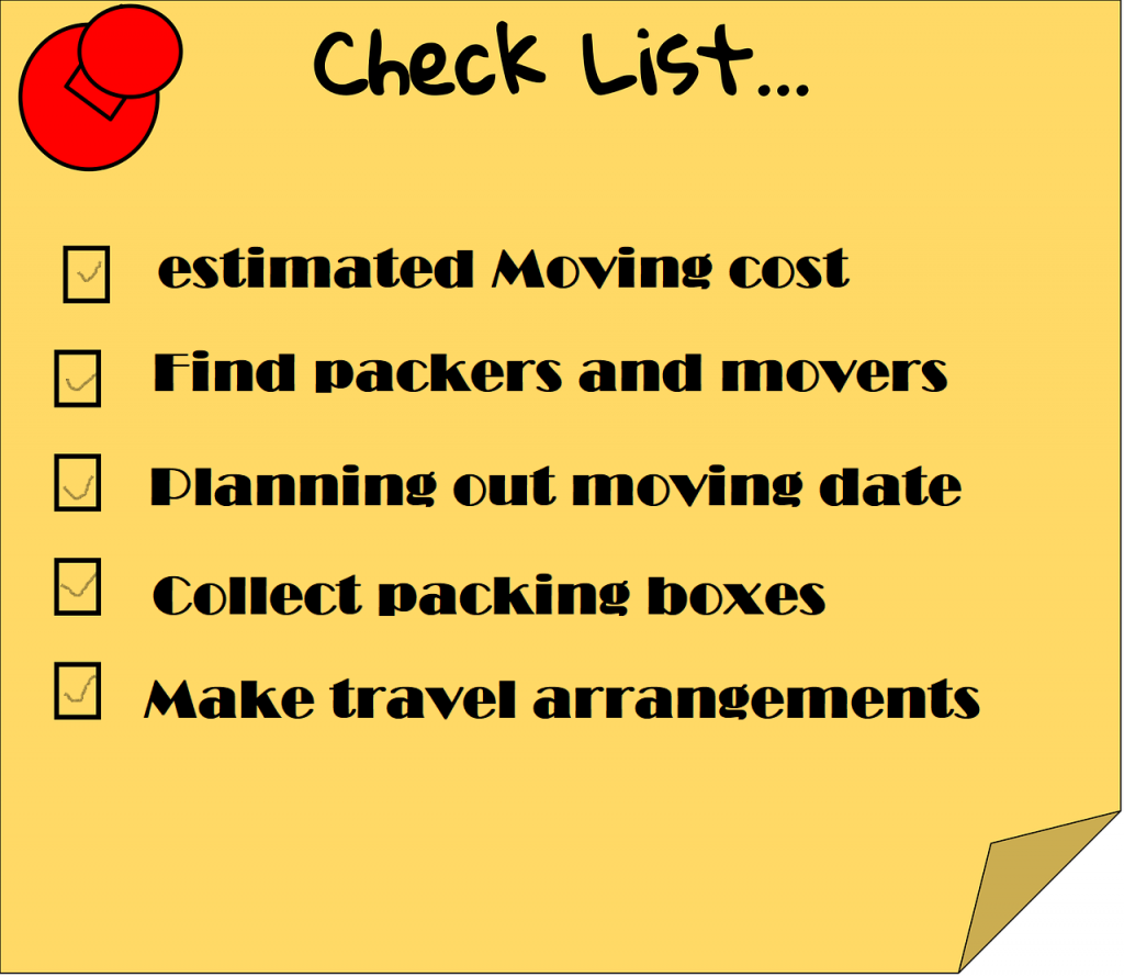 moving checklist